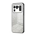 For Xiaomi Mi 11 Ultra Gradient Glitter Powder Electroplated Phone Case(Black)