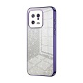 For Xiaomi 13 Gradient Glitter Powder Electroplated Phone Case(Purple)