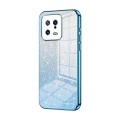 For Xiaomi 13 Gradient Glitter Powder Electroplated Phone Case(Blue)