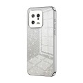 For Xiaomi 13 Gradient Glitter Powder Electroplated Phone Case(Silver)
