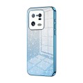 For Xiaomi 13 Pro Gradient Glitter Powder Electroplated Phone Case(Blue)
