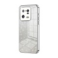 For Xiaomi 13 Pro Gradient Glitter Powder Electroplated Phone Case(Silver)