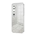 For Xiaomi Mi CC9 Pro / Mi Note 10 Gradient Glitter Powder Electroplated Phone Case(Transparent)