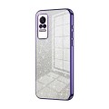 For Xiaomi Civi / Civi 1S Gradient Glitter Powder Electroplated Phone Case(Purple)