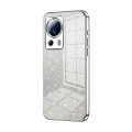 For Xiaomi Civi 2 / 13 Lite Gradient Glitter Powder Electroplated Phone Case(Silver)