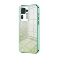 For Xiaomi Mix 4 Gradient Glitter Powder Electroplated Phone Case(Green)