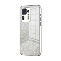 For Xiaomi Mix 4 Gradient Glitter Powder Electroplated Phone Case(Silver)