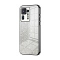 For Xiaomi Mix 4 Gradient Glitter Powder Electroplated Phone Case(Black)