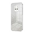 For Xiaomi Redmi 10X Pro 5G Gradient Glitter Powder Electroplated Phone Case(Transparent)