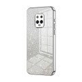 For Xiaomi Redmi 10X Pro 5G Gradient Glitter Powder Electroplated Phone Case(Silver)