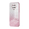 For Xiaomi Redmi K30 Pro / K30 Ultra Gradient Glitter Powder Electroplated Phone Case(Pink)