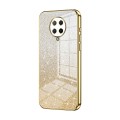 For Xiaomi Redmi K30 Pro / K30 Ultra Gradient Glitter Powder Electroplated Phone Case(Gold)