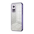For Xiaomi Redmi K30S / Mi 10T Pro 5G Gradient Glitter Powder Electroplated Phone Case(Purple)