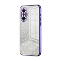 For Xiaomi Redmi K40 Gaming/Poco F3 GT Gradient Glitter Powder Electroplated Phone Case(Purple)