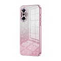 For Xiaomi Redmi K40 Gaming/Poco F3 GT Gradient Glitter Powder Electroplated Phone Case(Pink)