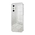 For Xiaomi Redmi K40 Gaming/Poco F3 GT Gradient Glitter Powder Electroplated Phone Case(Transparent)