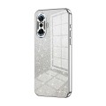 For Xiaomi Redmi K40 Gaming/Poco F3 GT Gradient Glitter Powder Electroplated Phone Case(Silver)