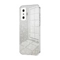 For Xiaomi Redmi K50 Gaming / Poco F4 GT Gradient Glitter Powder Electroplated Phone Case(Transparen