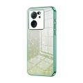 For Xiaomi Redmi K60 Ultra / Xiaomi 13T Gradient Glitter Powder Electroplated Phone Case(Green)