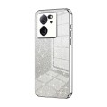 For Xiaomi Redmi K60 Ultra / Xiaomi 13T Gradient Glitter Powder Electroplated Phone Case(Silver)