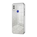 For Xiaomi Redmi Note 7 / Note 7 Pro Gradient Glitter Powder Electroplated Phone Case(Silver)