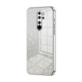 For Xiaomi Redmi Note 8 Pro Gradient Glitter Powder Electroplated Phone Case(Silver)