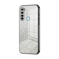 For Xiaomi Redmi Note 8T Gradient Glitter Powder Electroplated Phone Case(Black)