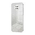 For Xiaomi Redmi Note 9 5G / Note 9T Gradient Glitter Powder Electroplated Phone Case(Transparent)