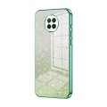 For Xiaomi Redmi Note 9 5G / Note 9T Gradient Glitter Powder Electroplated Phone Case(Green)