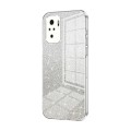 For Xiaomi Redmi Note 10/Note 10S Gradient Glitter Powder Electroplated Phone Case(Transparent)