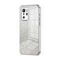 For Xiaomi Redmi Note 10 Pro 5G/Poco X3 GT Gradient Glitter Powder Electroplated Phone Case(Silver)