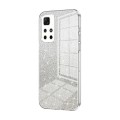 For Xiaomi Redmi Note 11T 5G/Note 11S 5G Gradient Glitter Powder Electroplated Phone Case(Transparen