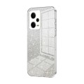 For Xiaomi Redmi Note 12 Pro 5G Gradient Glitter Powder Electroplated Phone Case(Transparent)
