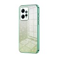 For Xiaomi Redmi Note 12 4G Gradient Glitter Powder Electroplated Phone Case(Green)