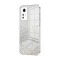 For Xiaomi Redmi Note 12S Gradient Glitter Powder Electroplated Phone Case(Transparent)