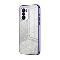 For Xiaomi Redmi K40 / K40 Pro / K40 Pro+ Gradient Glitter Powder Electroplated Phone Case(Purple)