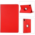 For Lenovo Tab M11 / Xiaoxin Pad 11 2024 360 Degree Rotation Litchi Texture Leather Tablet Case(Red)