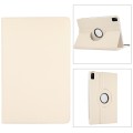For Lenovo Tab M11 / Xiaoxin Pad 11 2024 360 Degree Rotation Litchi Texture Leather Tablet Case(Whit