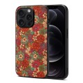 For iPhone 12 Pro Max Four Seasons Flower Language Series TPU Phone Case(Summer Red)
