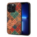 For iPhone 13 Pro Max Four Seasons Flower Language Series TPU Phone Case(Winter Blue)