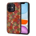 For iPhone 11 Four Seasons Flower Language Series TPU Phone Case(Summer Red)