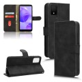 For TCL 502 Skin Feel Magnetic Flip Leather Phone Case(Black)