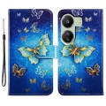 For Xiaomi Redmi 13C 4G Painted Pattern Horizontal Flip Leather Phone Case(Butterfly)