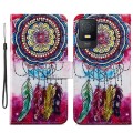 For TCL 403 Painted Pattern Horizontal Flip Leather Phone Case(Dreamcatcher)