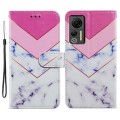For Ulefone Note 14 Painted Pattern Horizontal Flip Leather Phone Case(Smoke Marble)