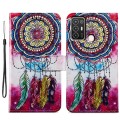 For ZTE Blade A52 Painted Pattern Horizontal Flip Leather Phone Case(Dreamcatcher)