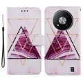 For ZTE Blade A73 5G Painted Pattern Horizontal Flip Leather Phone Case(Marble)