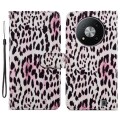 For ZTE Blade A73 5G Painted Pattern Horizontal Flip Leather Phone Case(Leopard)