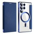 For Samsung Galaxy S24 Ultra 5G MagSafe Magnetic RFID Anti-theft Leather Phone Case(Royal Blue)