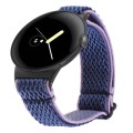 For Google Pixel Watch 2 / Pixel Watch 20mm Wave Braided Nylon Watch Band(Indigo Blue)